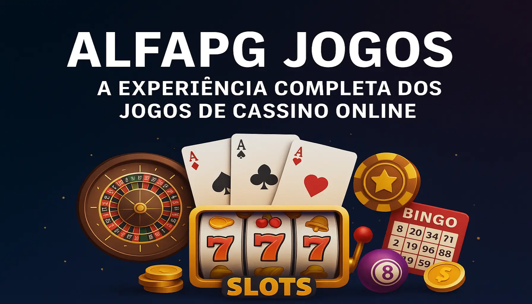 Jogos de cassino online inovadores e emocionantes na ALFAPG
